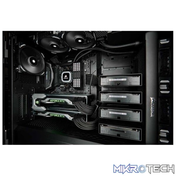 Corsair Carbide Series 678C Black E-ATX Chassis with Tempered Glass side panel - Image 9
